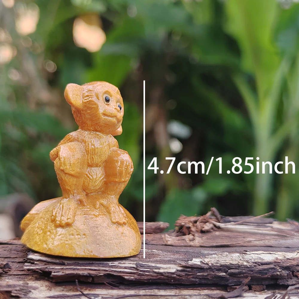 รูปปั้นแกะสลักไม้รูปลิง, ของตก - Art And Craft Jungle บทวิจารณ์และราคา
