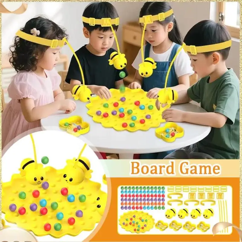 

Семейная игра в рыбалку в виде пчелы, магнитное развлечение для нескольких игроков для склеивания родителей и детей и игр на вечеринке для детей