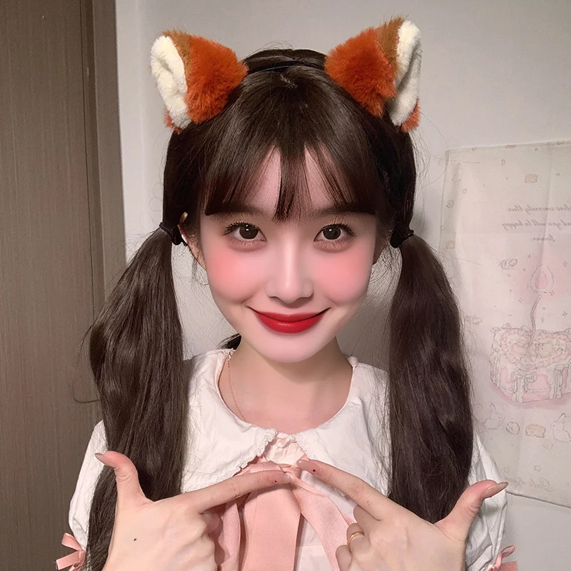 Fox Ears Headband For Women Plush Furry Animal Ears Hair Hoop Cosplay Costume Accessory For Halloween Party Anime & Daily 2026 view 5