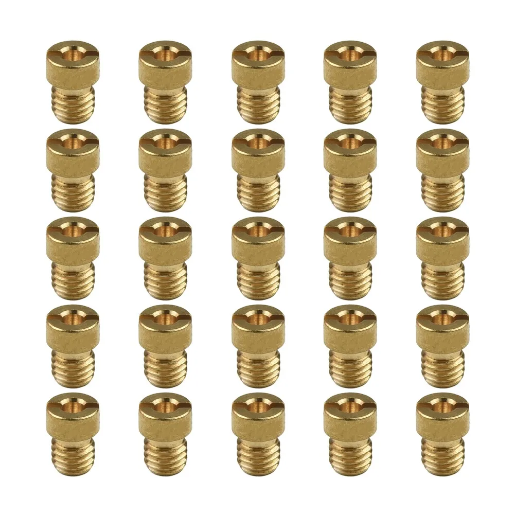 

High Quality Main Jet Jet Set #55-#115 25pcs 5mm Accessories For Carburettors For Dellorto Carburetor Motorcycle Parts