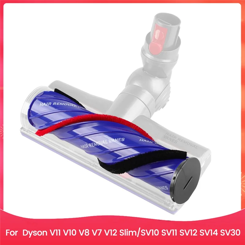

B83B-Anti-Tangling Brushbar With End Cap For Dyson V11 V10 V8 V7 V12 Slim, SV10 SV11 SV12 SV14 SV30, Part No. 972500-01