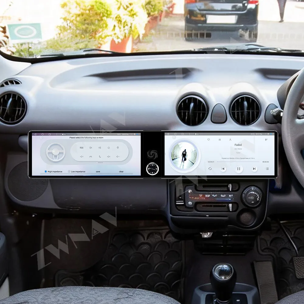 Para Hyundai Santro 2006-2015, Player Multimídia para Carro com Tela Dupla HD de 12.3" Android 13, Acessórios para Interior de Carro