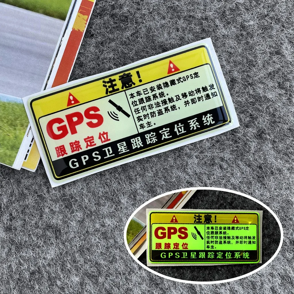 JDM GPS anti-theft warning Car helmet motorcycle Stickers Accessories Automobile Body Window Windshield Bumper Decals for honda