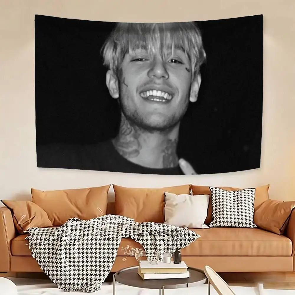 Rapper L-Lil P-Peep Flag Outdoor Decorations for Bedrooms Home Decor Items Decoration Banners