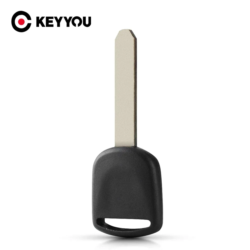 KEYYOU Transponder Car Key Shell For Honda Civic City Spoiler CR-V XR-V Accord Jade Accessories Fob HON66 Uncut Blank Blade
