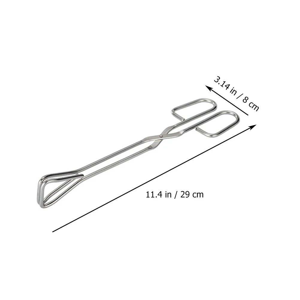 Pinzas para alimentos de acero inoxidable, Clip multiusos Premium para servir pan, filete, postres, asar hamburguesas, huevos, pasteles de pescado, 1 Uds.