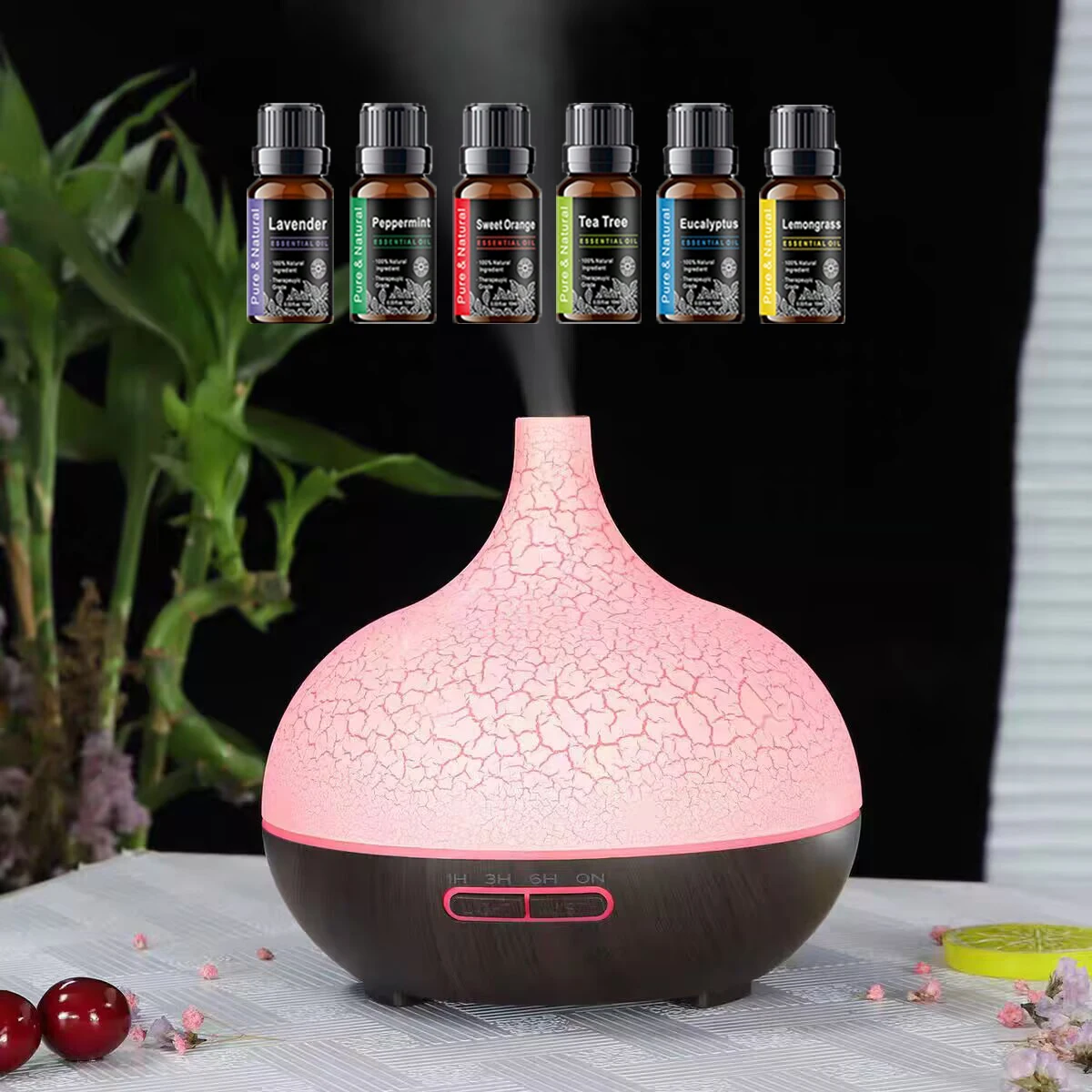

Air Humidifiers Fragrance Essential Oils Diffuser with Remote Control for Home Ultrasonic Cool Mist Maker Smell Distributor