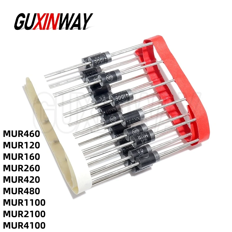 20pcs Brand new original MUR460R DO-201 diode MUR460 MUR120 MUR160 MUR260 MUR420 MUR480 MUR1100 MUR2100 MUR4100
