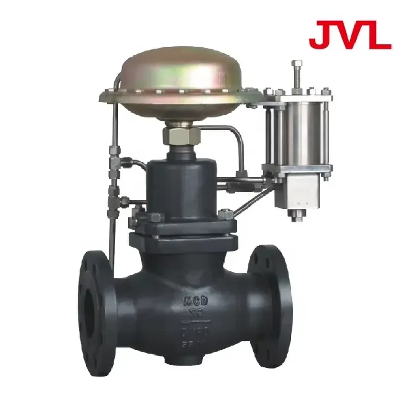 High Pressure Steam Control Valve Self Operated Gas Regulator Industrial Flow Control Device Durable Metal Body For Pipeline