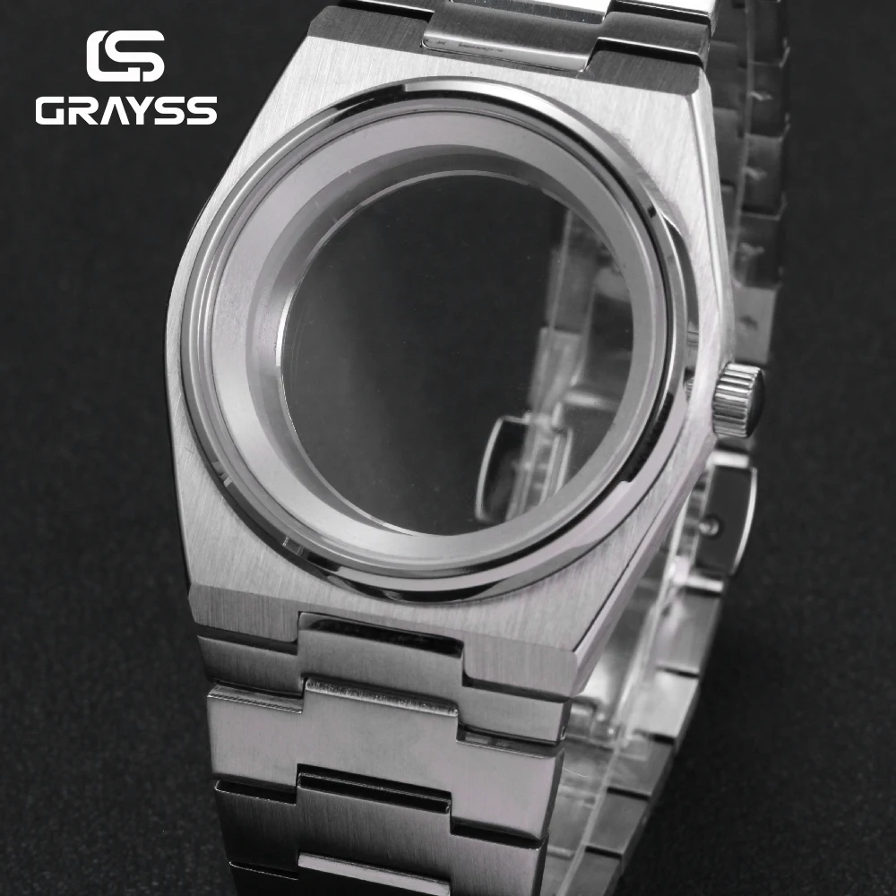 40mm für PRX Super Player Modell Passend für 28,5mm Zifferblatt Herrenuhr NH35 Uhrengehäuse-Modifikation für NH36 NH38 NH70 4r35 Polierte Lünette – Detail 9
