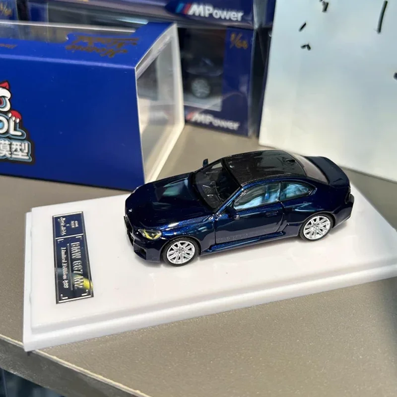 New In Stock Howie Model & Cool 1:64 Bmw M2 G87 Alloy Limited Edition Diecast Bmw Ornaments Custom Toys Kids Christmas Gift
