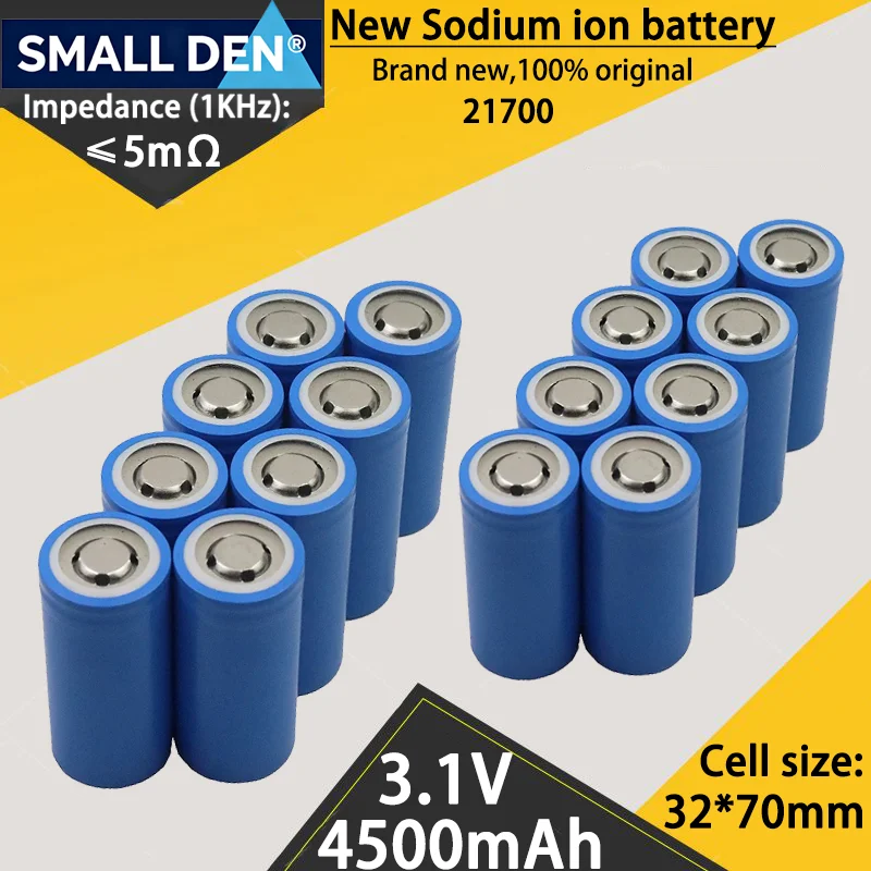 العلامة التجارية الجديدة الأصلية 3.1 فولت 4500 مللي أمبير بطارية أيون الصوديوم ، بطارية مقاومة درجات الحرارة المنخفضة ، معدل عال 10C أداة كهربائية التفريغ