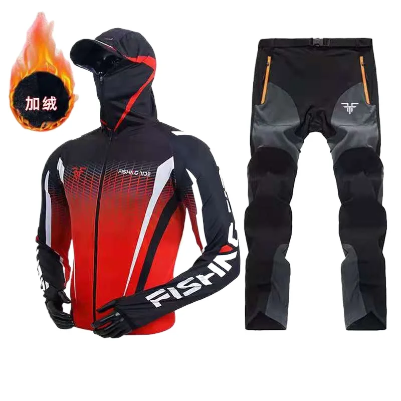 

Новая осенне-зимняя одежда для рыбалки для мужчин, флисовая водонепроницаемая ветрозащитная куртка для альпинизма, зимний рыболовный костюм