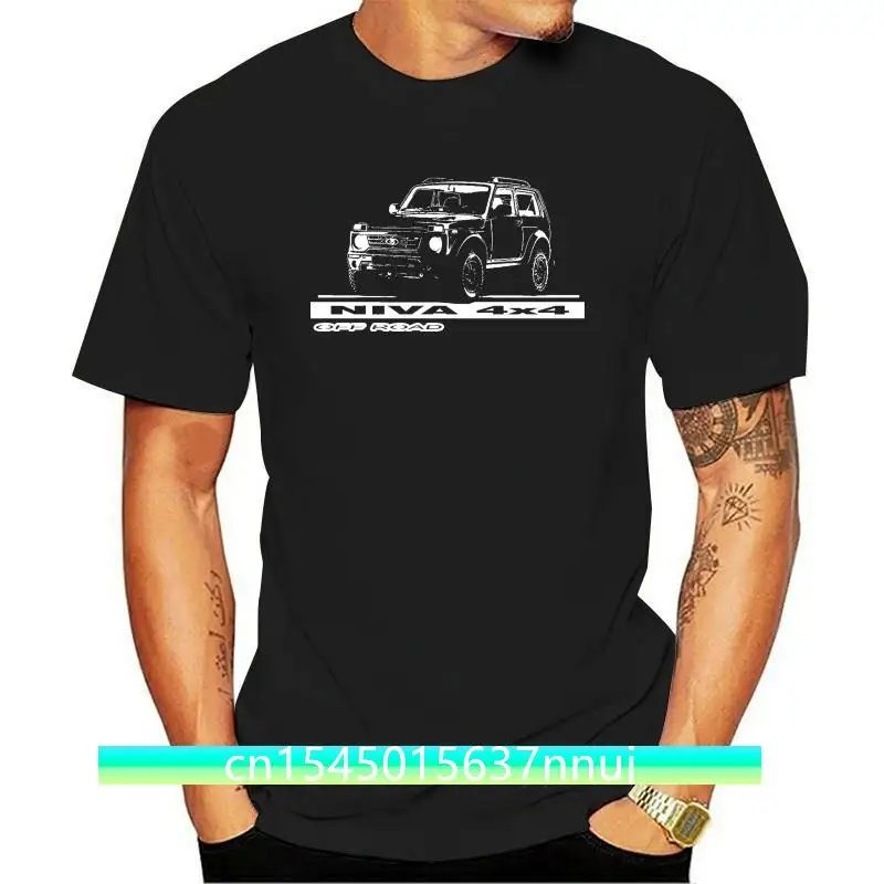 Lada Niva Off Road 4X4 Russsische Car Suv Suv Car 2019 Newest Men Funny Summer Men Clothing T Shirts