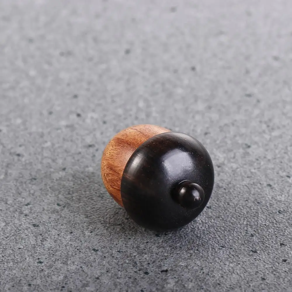Portable Outdoor Pill Tablet Container Acorn Shape Granule Storage Box Capsules Organizer Travel Pill Case Wooden Pill Box
