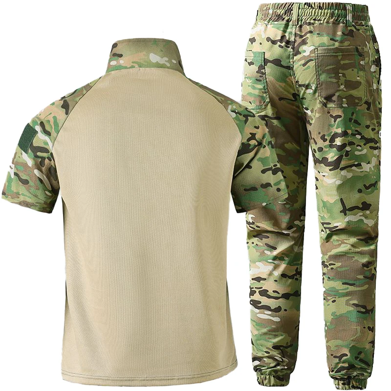 Man Tactical Uniform Camo Hunting Clothes Combat Workwear Cargo Pants Men Trainning Suits Airsoft Paintball Sets Waterproof Sets view 3