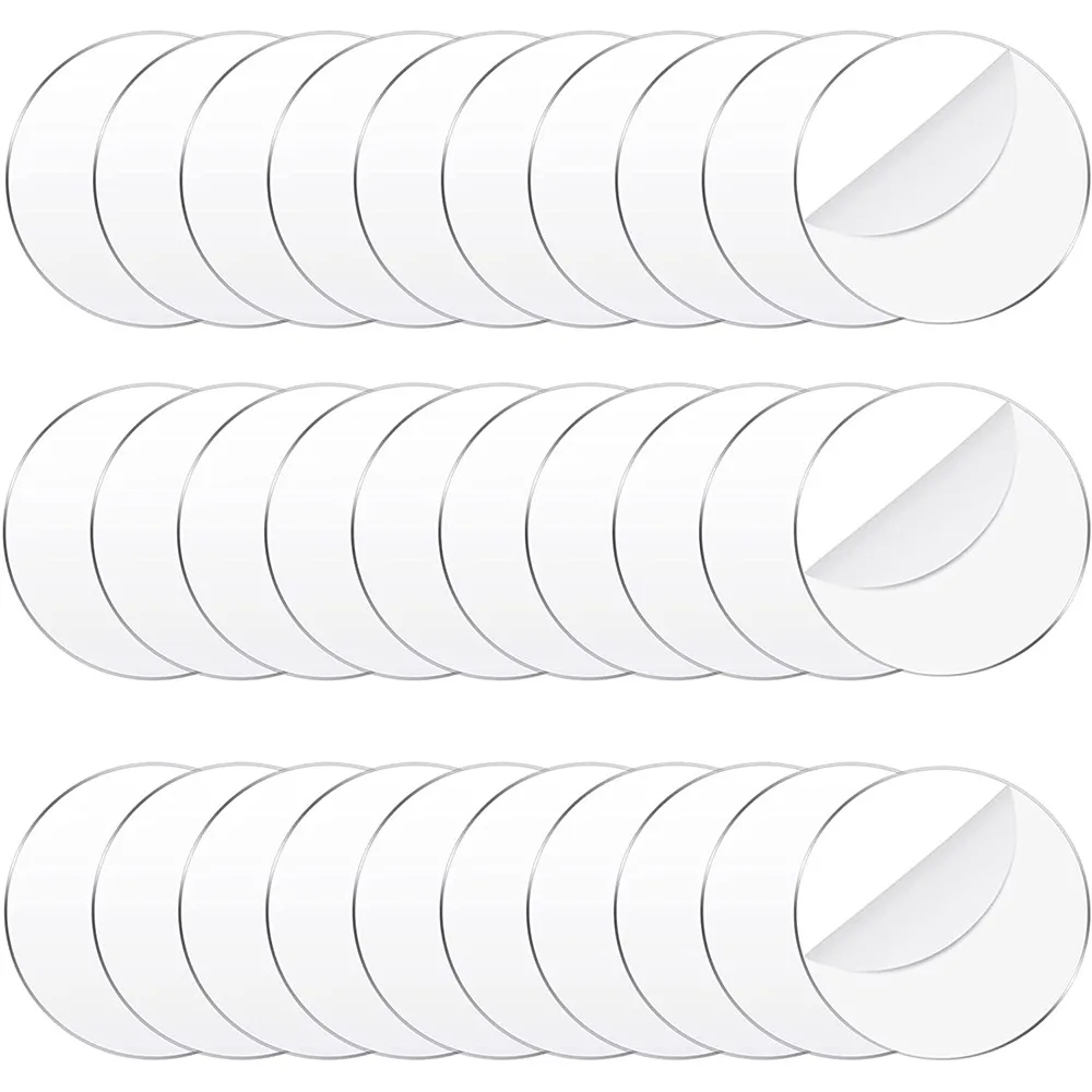 9 Sizes Round Transparent Acrylic Sheets For Graffiti, Carving, DIY Crafts Decoration, Birthday Cake Decoration Boards