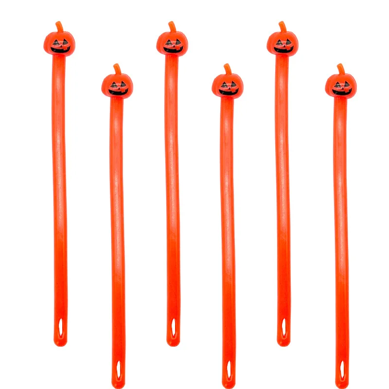 Transgraniczna Wyprzedaż Halloweenowa Lala Music Nowa Dziwna Gumowa Bransoletka Antystresowa z Miękkiej Gumy TPR, Elastyczna Zabawka z Linką.