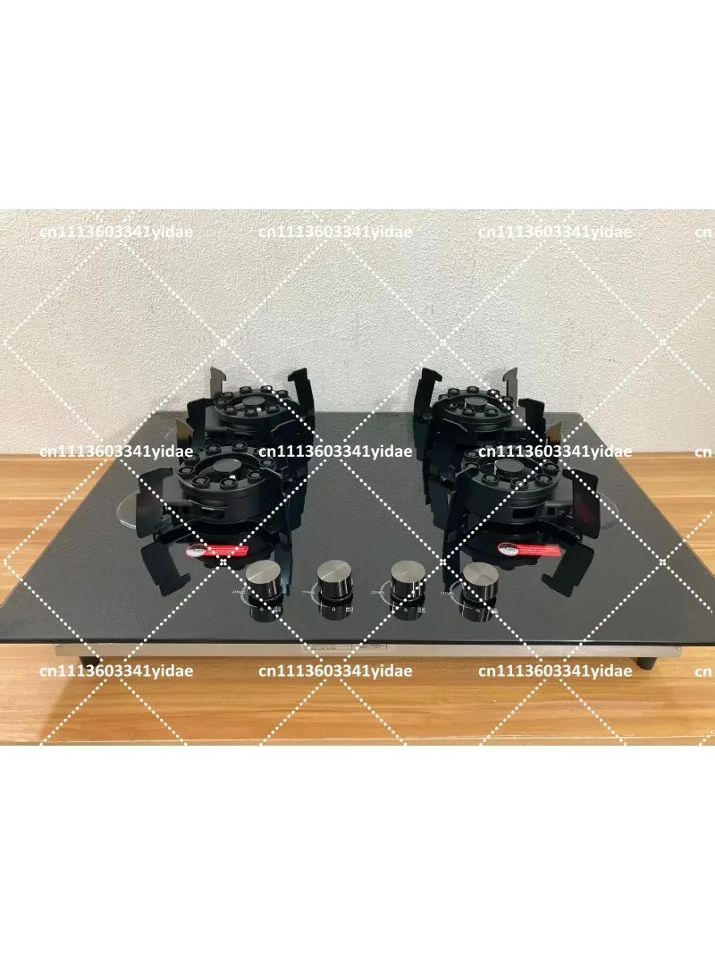 5.2kW Tempered Glass Built-In Gas Stove Top, Smart Table Top Cooktop for Kitchen