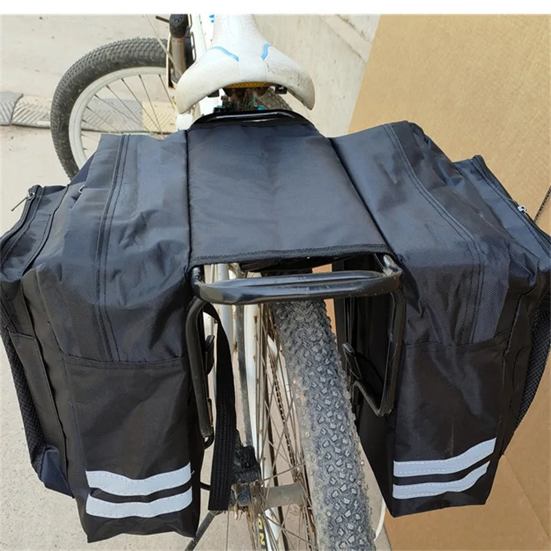 Bicycle Carrier Bag Rear Rack Luggage Back Seat Double Side Cycling High-capacity Durable Convenient Travel Trunk Bags