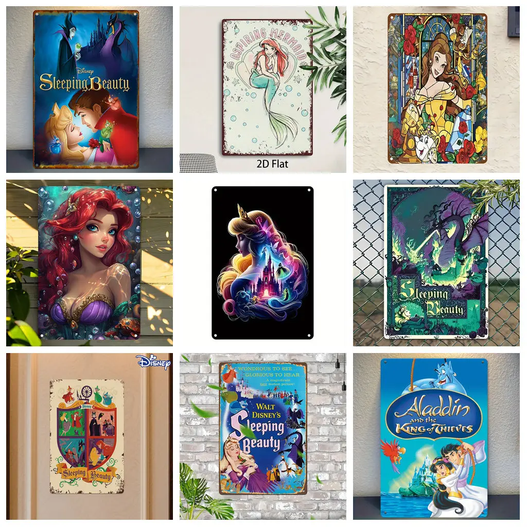 

Miniso Disney Animated Tin Signs Funny Bar Metal Sign, Retro Plaque, Sign, Alcohol Drinker, Pub, Club, Kitchen Wall Decoration