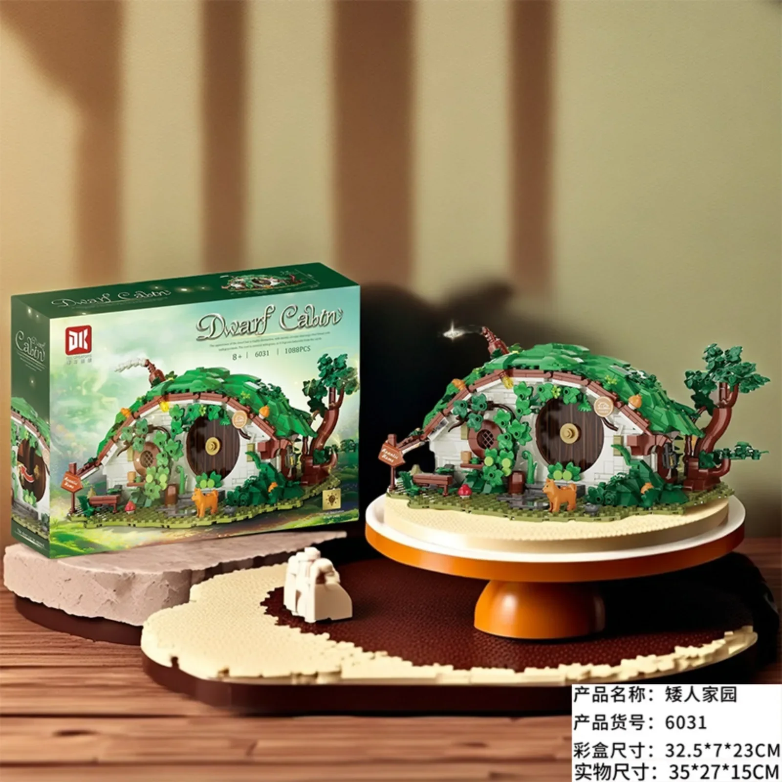 

1088 шт. DK6031 MOC креативные домашние кирпичи с животными, Коллекционная модель, детские развивающие строительные блоки, игрушка, детский подарок на день рождения