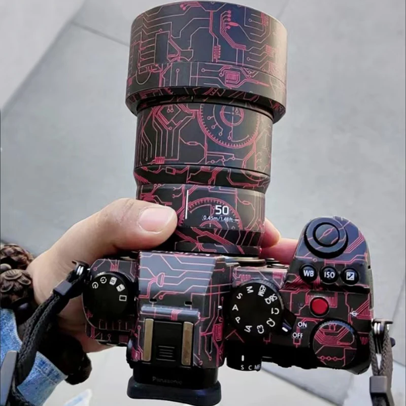 LUMIX S 85 F1.8s เลนส์สติกเกอร์รูปลอกผิวสําหรับ Panasonic LUMIX S 85mm f/1.8 S เลนส์สติกเกอร์ Anti-Scratch Wrap ฟิล์มสําหรับ 50 f1.8