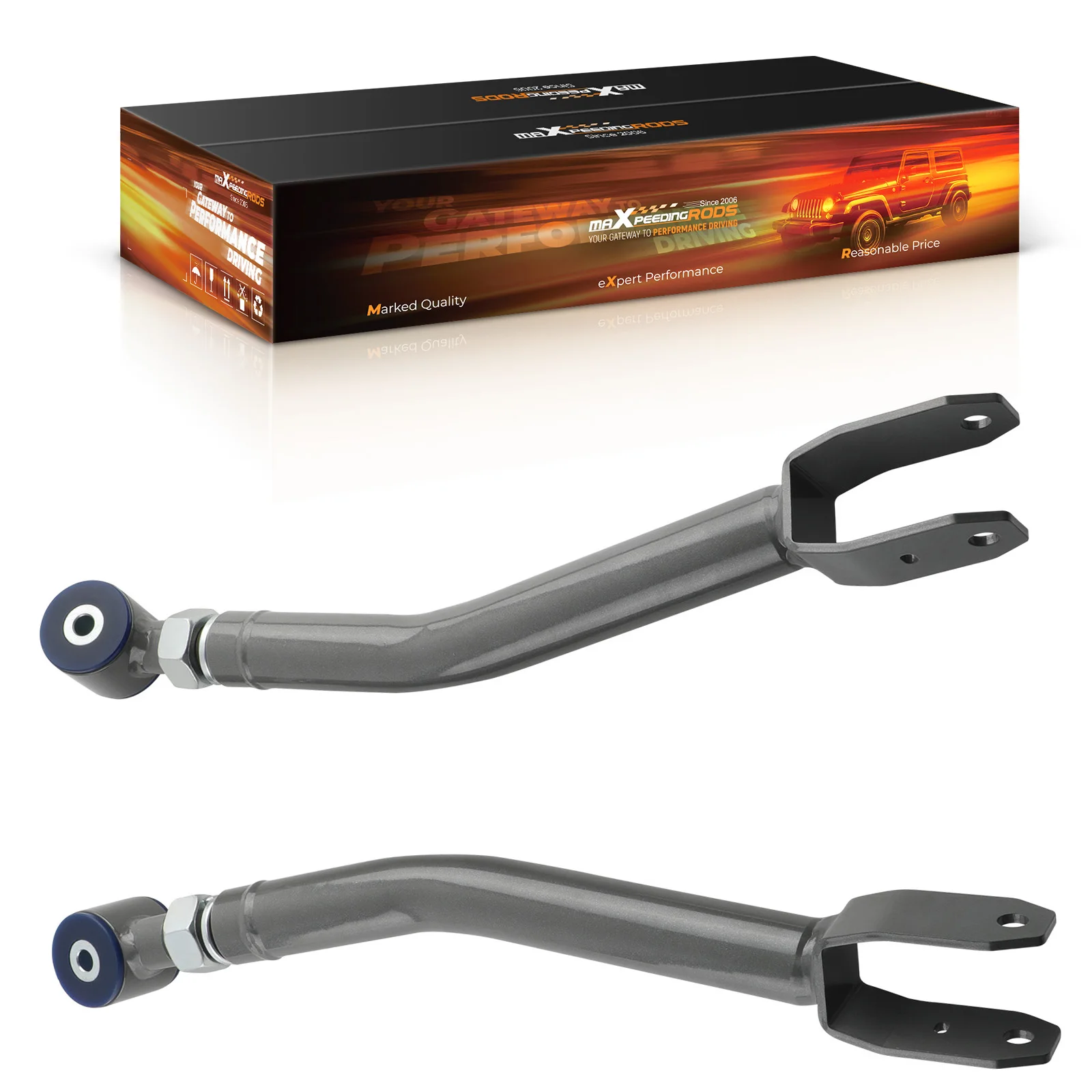 

Adjustable Front Upper Control Arms 2-4" Lift for Jeep Wrangler JL JLU 2018-2021