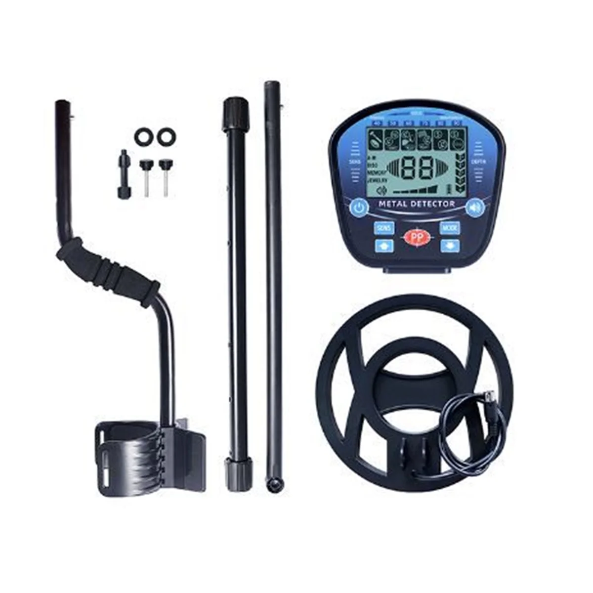2025 New GT860 Outdoors Underground Metal Detector Gold Finder Gold Detector with Large LED Display 10inch Search Coil