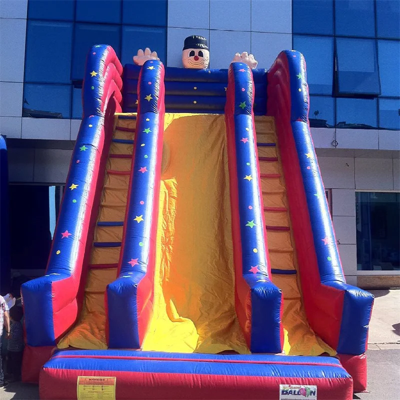 ！@Factory Direct Commercial 0.55mm PVC Inflatable Double Water Slide Combo Customizable Color Size Multi-functional for Party