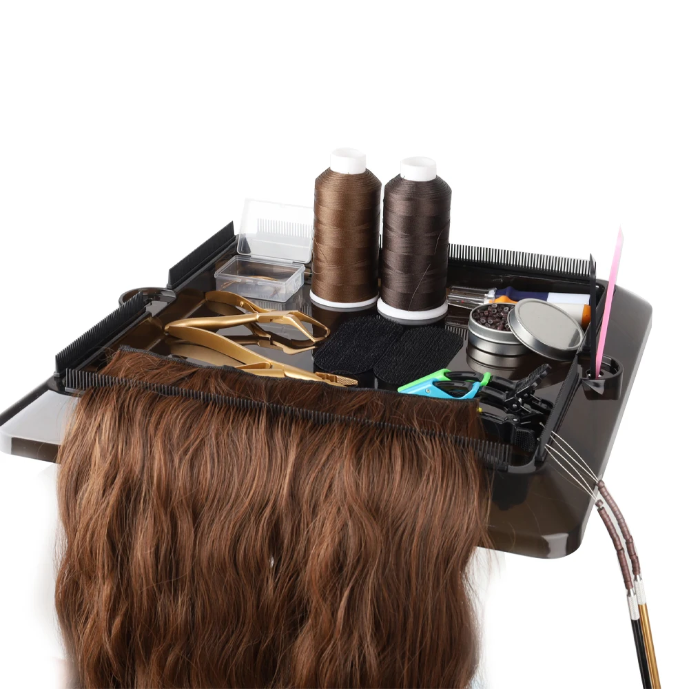 وصلات الشعر صالون المصمم عربات الشعر التمديد اكسسوارات المهنية صالون الشعر المتداول عربة عربة تصفيف الشعر