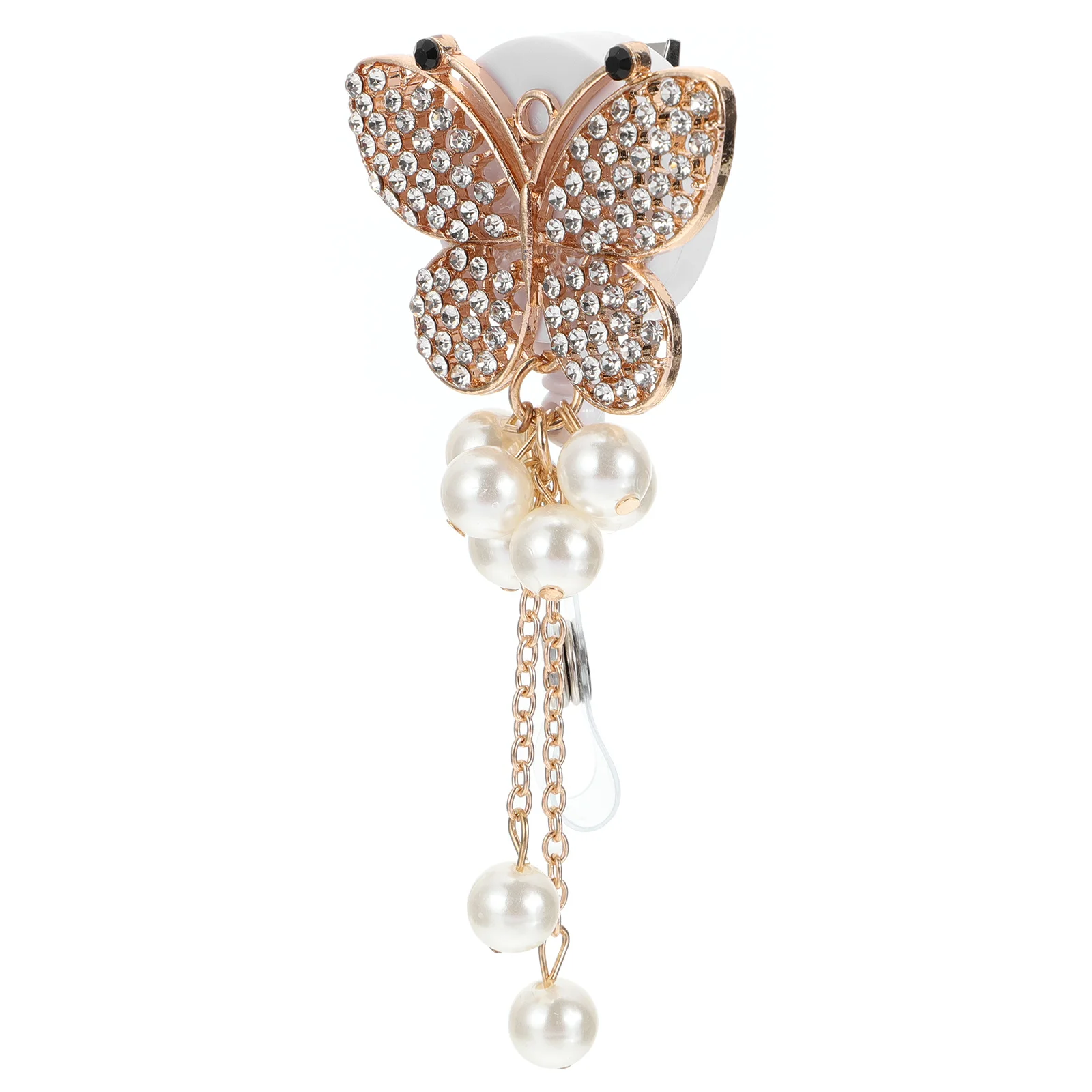 

1Pcs Butterflies Badge Clip Nurse Id Cards Holder Telescopic Keychain Badge Reel for Office Work Id Cards Holder