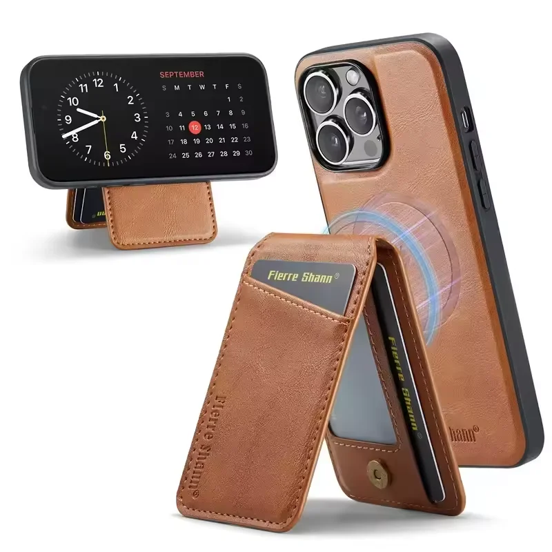 Magnetyczne etui 2w1 ze skóry PU na telefon Google Pixel 10 9 9Pro XL 8A 8Pro 8 7 7A 7Pro z odłączanym portfelem i uchwytem na karty — zdjęcie produktu 7