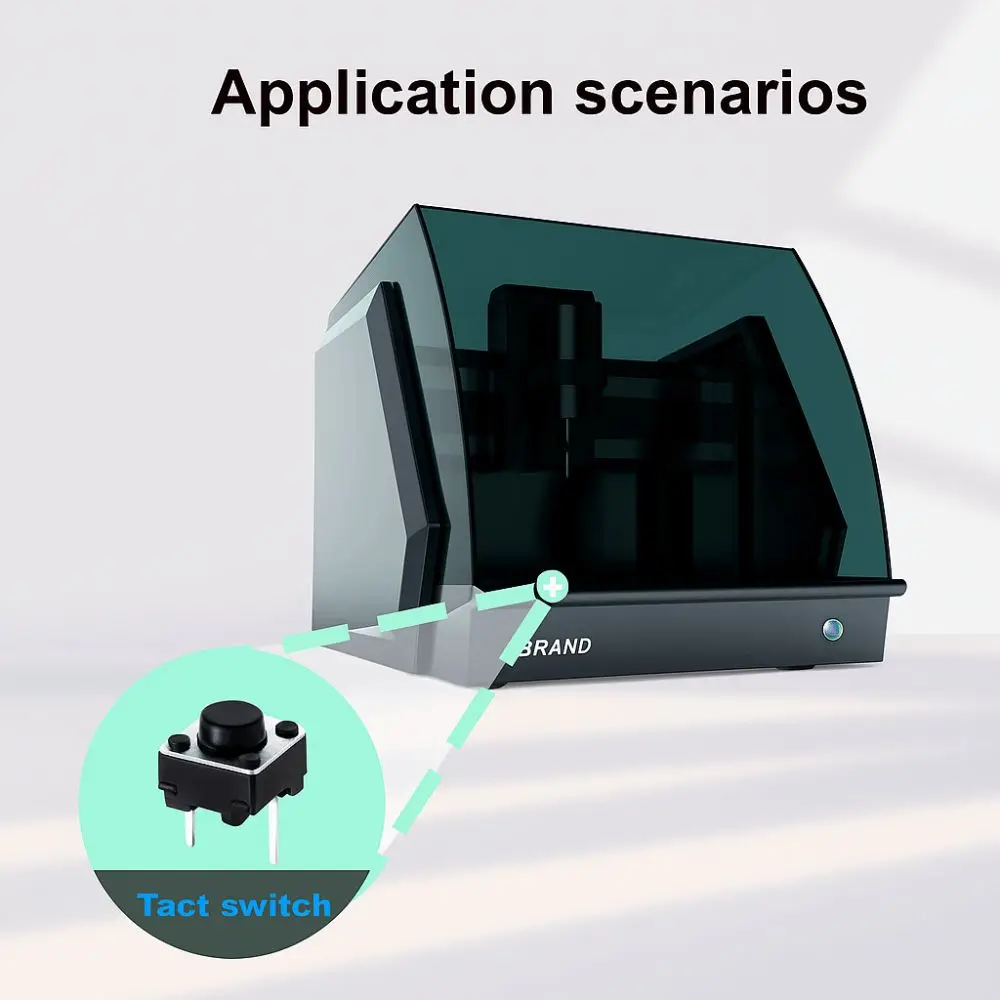 

200pcs 200PCS Boxed 6*6 Size Key Switch Kit Tactile 4 Feet Micro Switch PCB 12V Button Switch Electronic Projects