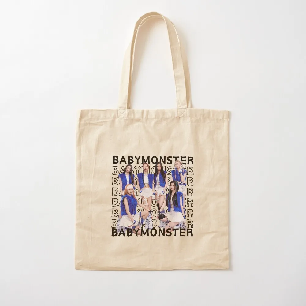 Babymonster (KPOP) Tote Bag Portable shopping bag shopping trolley bag Women's