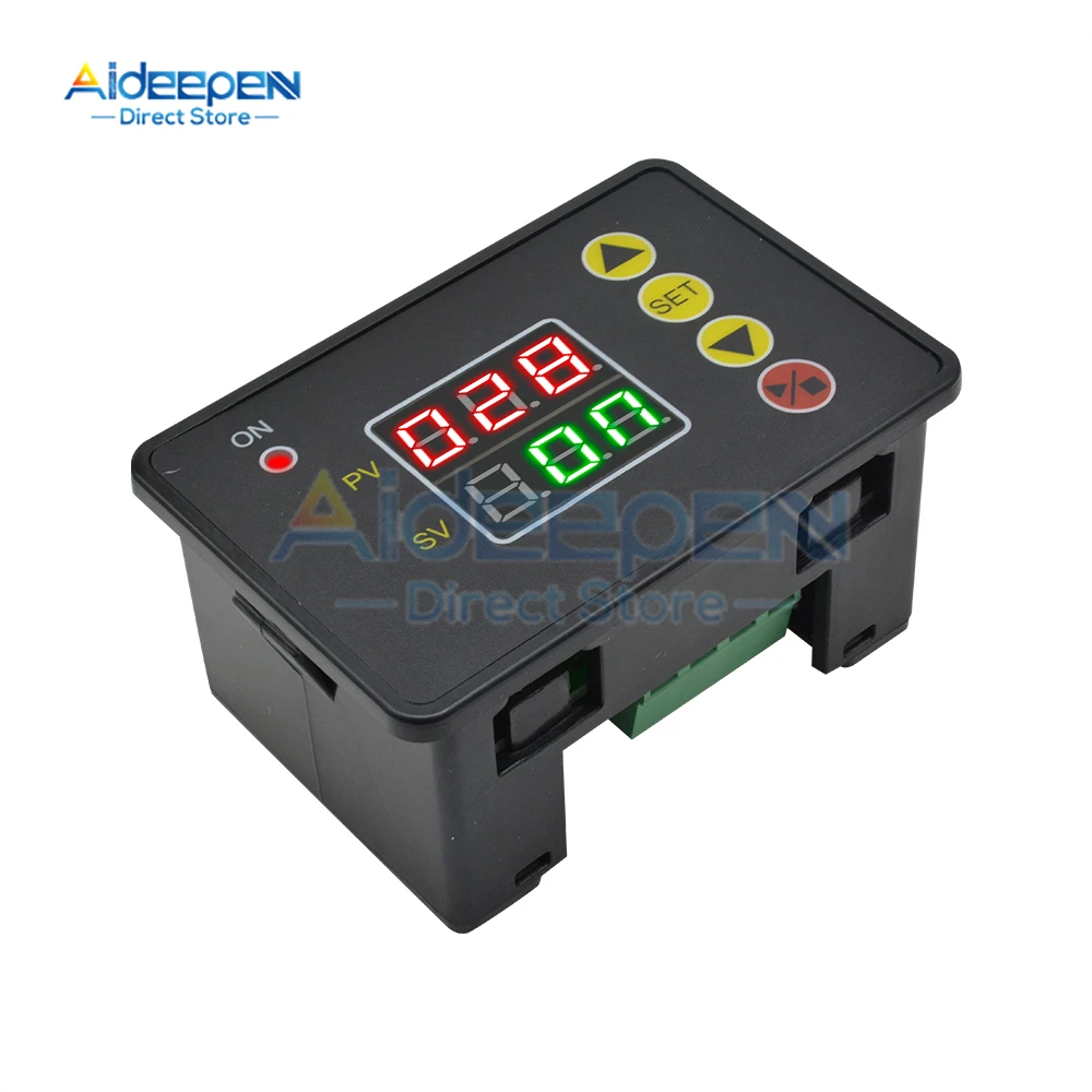 T2310 DC 12V 24V AC 110V 220V programmabile Digital Time Delay Switch relè modulo di controllo Timer aperto interruttore On/Off con cicalino