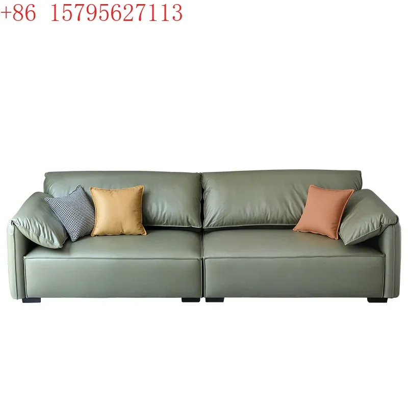 Elephant ears sofa, living room, Italian minimalist small apartment, simple technology fabric sofa