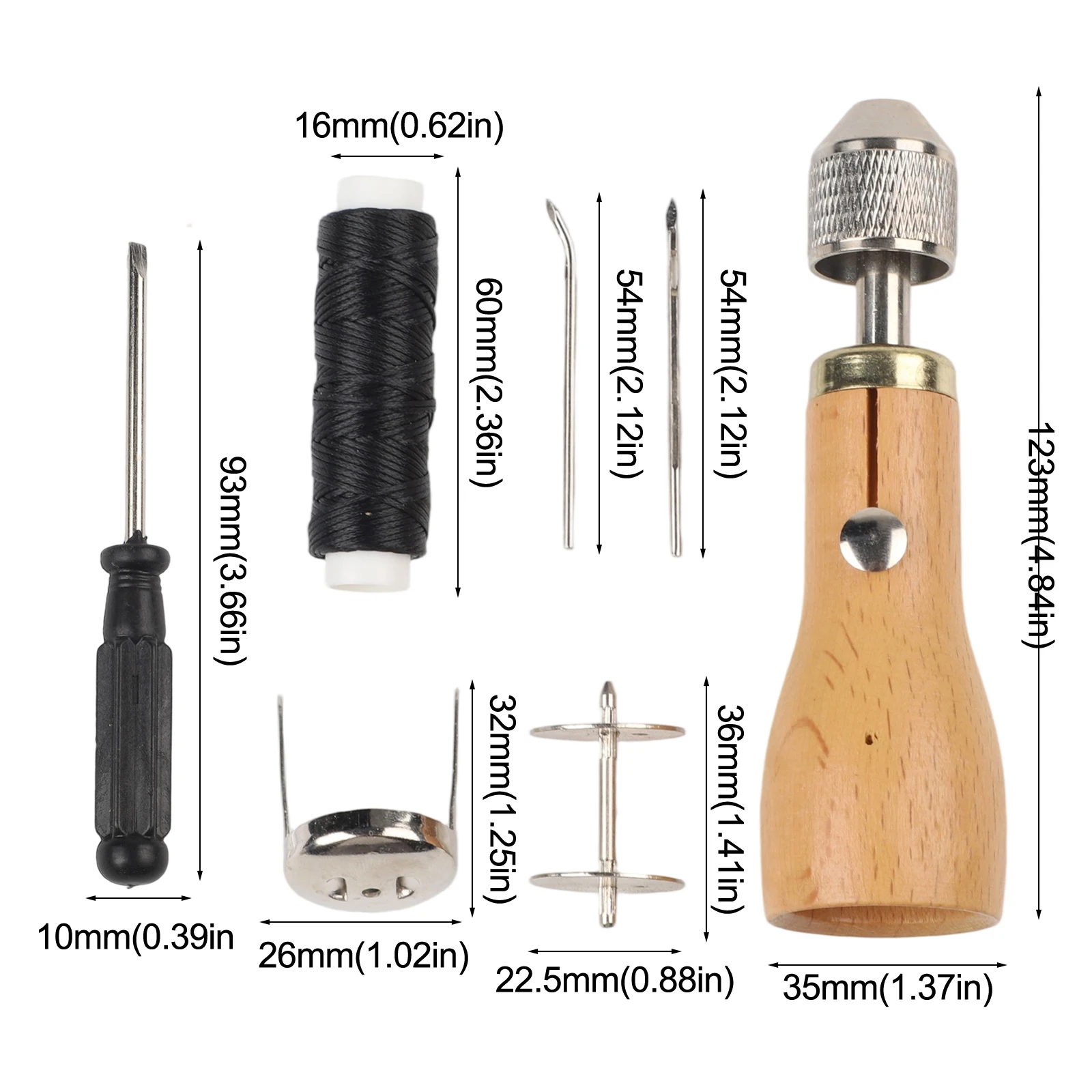 Leather Needle Heavy - Leather Hand Sewing Machine with Ergonomic