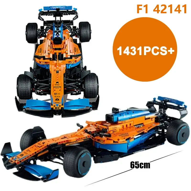 1432PCS+ Technical F1 W14 E Performance Speed Car Building Blocks Brick Compatible 42141 Vehicle Model DIY Toy Gift Children Kid