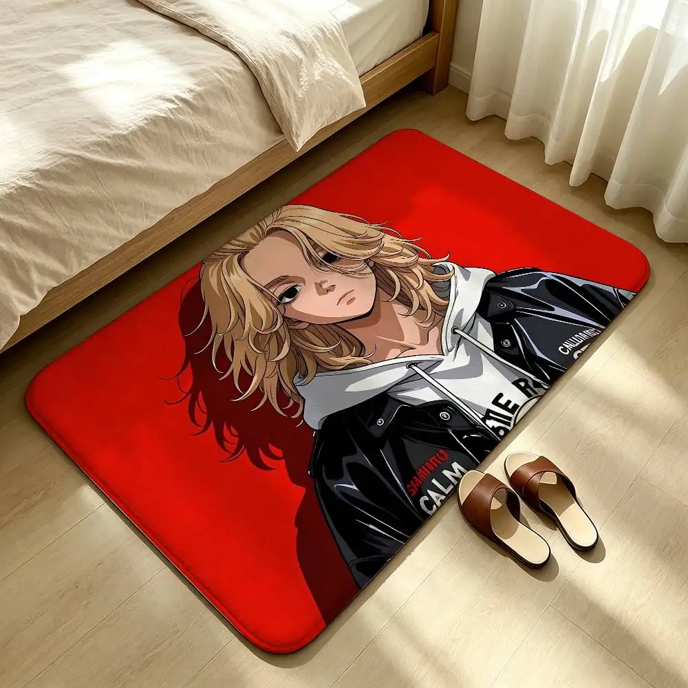 Tokyo Revengers Anime C-Cool Shower Room Absorbent Small Floor Mat Soft Comfortable Decorative Foot Mat