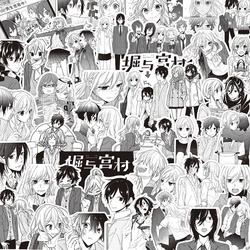 10/30/75pcs Izumi Miyamura Hori Kyoko Stickers Anime Souta Yuna Horimiya Sticker Laptop Suitcase Scrapbooking Decoration Decal