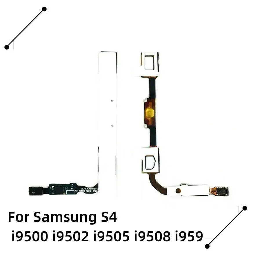 New Home Button Flex Cable Menu Return Key Repair Parts For Samsung S4 i9500 i9502 i9505 i9508 i959 Phone