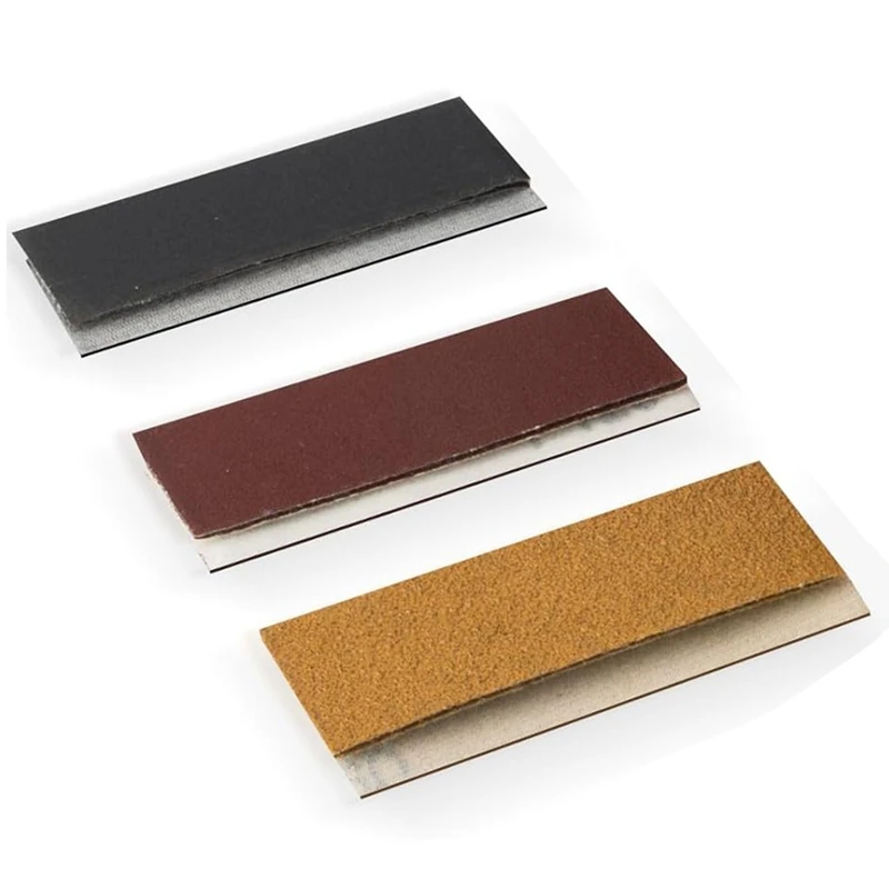 Kit de lixadeira detalhada a74e, mini bloco de lixamento manual 3 em 1, lixa de grão 60-400 para artesanato em madeira, projetos de polimento diy
