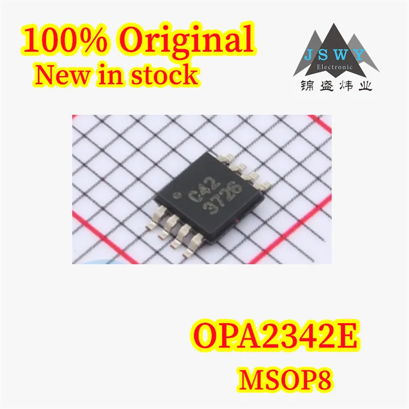 

(5/20PCS) 100% New OPA2342E C42 MSOP8 Operational Amplifier, In Stock, Original Chipset