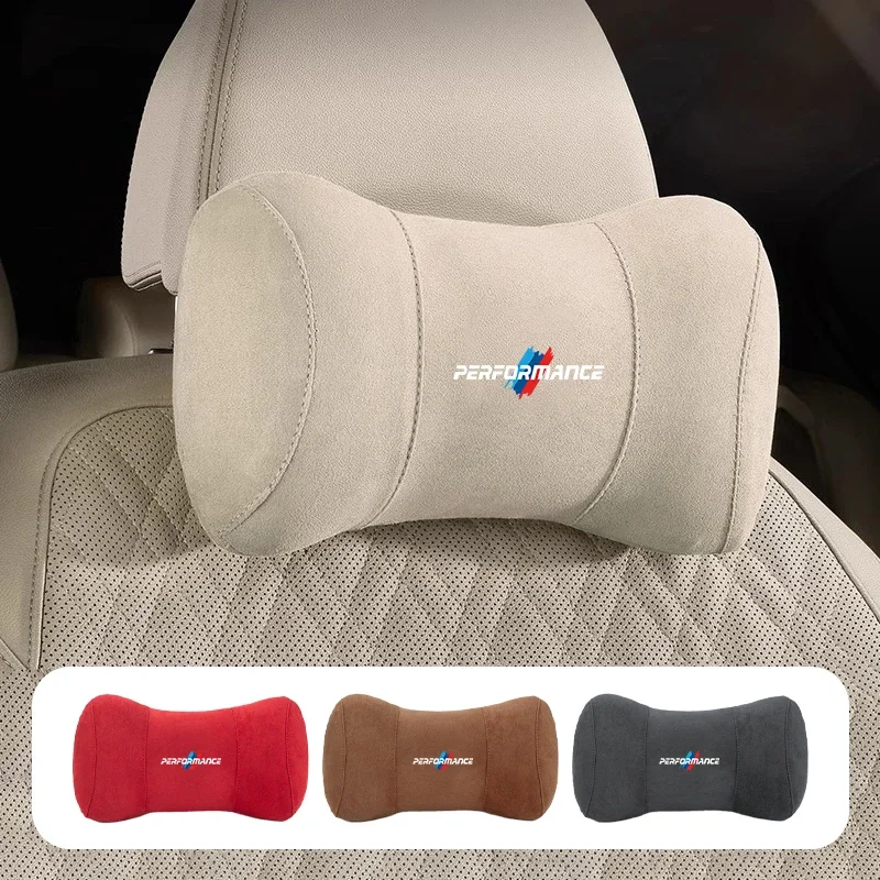 

Car Seat Suede Memory Cotton Neck Pillow Headrest For BMW X1 X2 X3 X5 X4 X6 X7 G30 G20 G32 G11 G12 F40 F30 F20 F10 F34 F07 F44