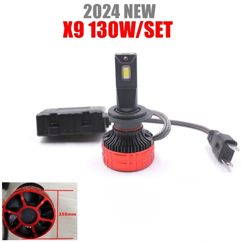 X9 130W H7 H11 H1 LED Bulb for Car Headlight Kit Fog Light H7 H11 H1 9005 H4 Canbus Turbo Led Light LED Lamp Headlights Bulb