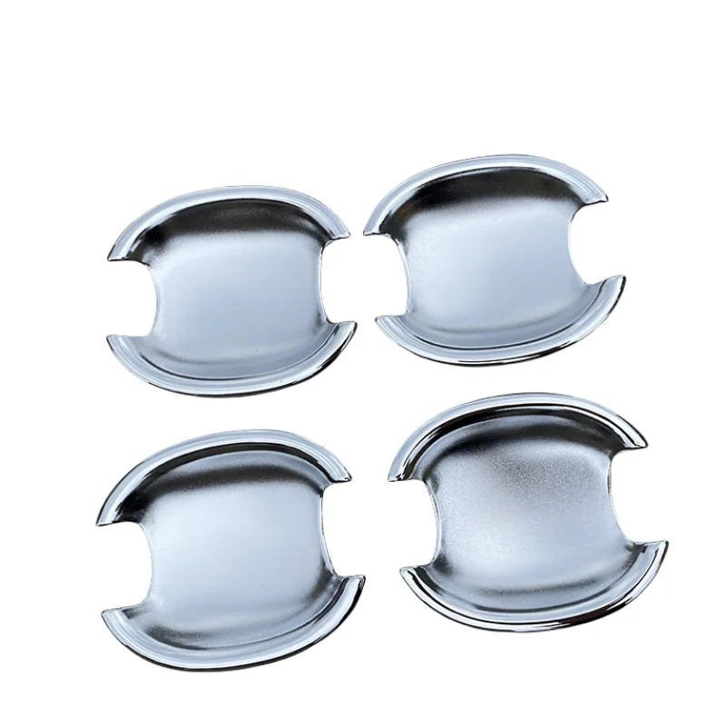 FUNDUOO For Skoda Fabia / Octavia / Superb 2002 2003 2004 2005 2006 2007 New Chrome Car Door Handle Cup Bowl Cover Trim