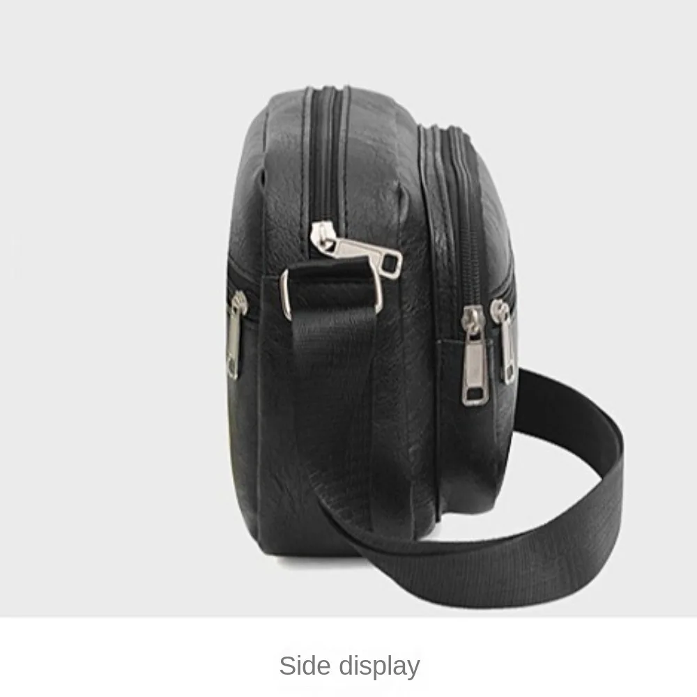 Borsa a tracolla da uomo impermeabile alla moda Borsa da lavoro in pelle PU di grande capacità Borse a tracolla leggere per ragazze
