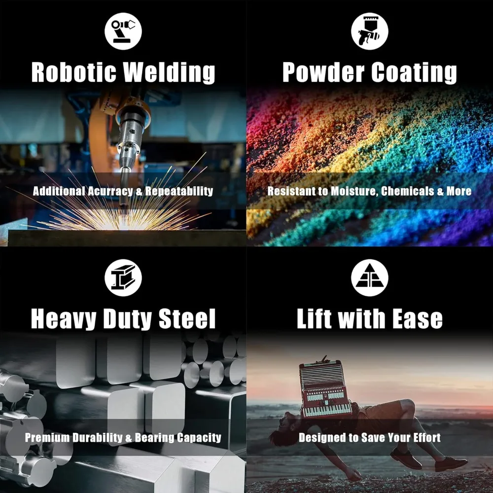 Hydraulic Welded Bottle Jack with 20 Ton Capacity, Red