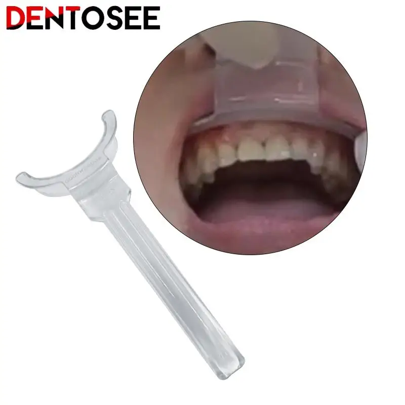 

Dental Double-Headed Clear Intraoral Lip Cheek Retractor Double Head Lip Retractor Dental Orthodontic Mouth Opener Dentist Tools